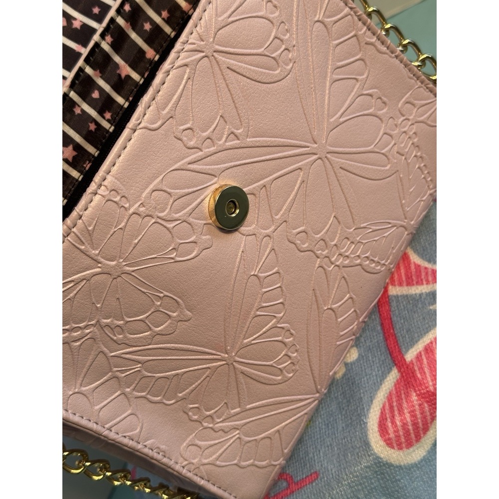 Pre-Owned Betsey Johnson Luv Crossbody Quilted Purse Excellent Condition - Picture 7 of 16